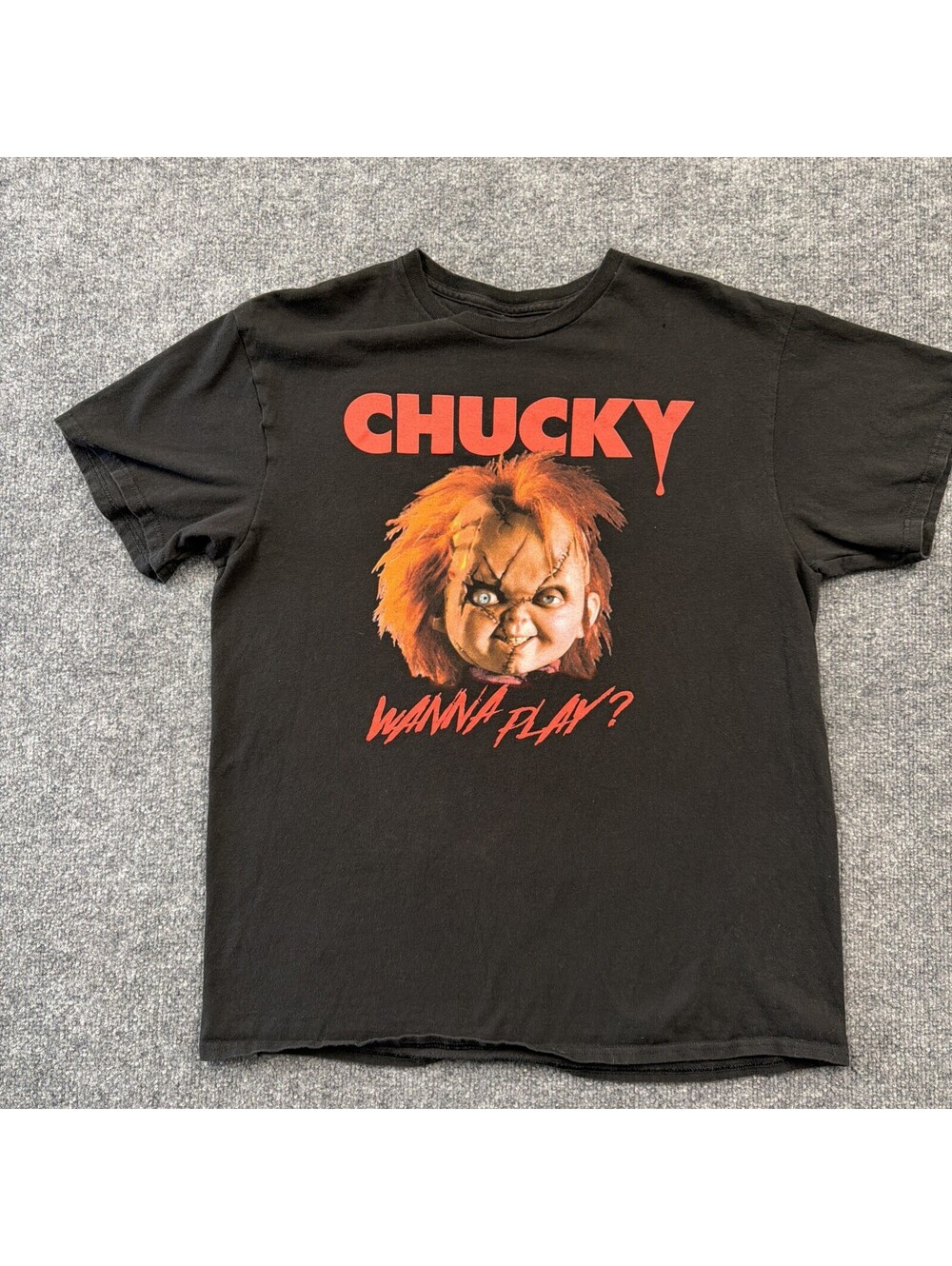 Chucky Wanna Play Slack T-Shirt Size L